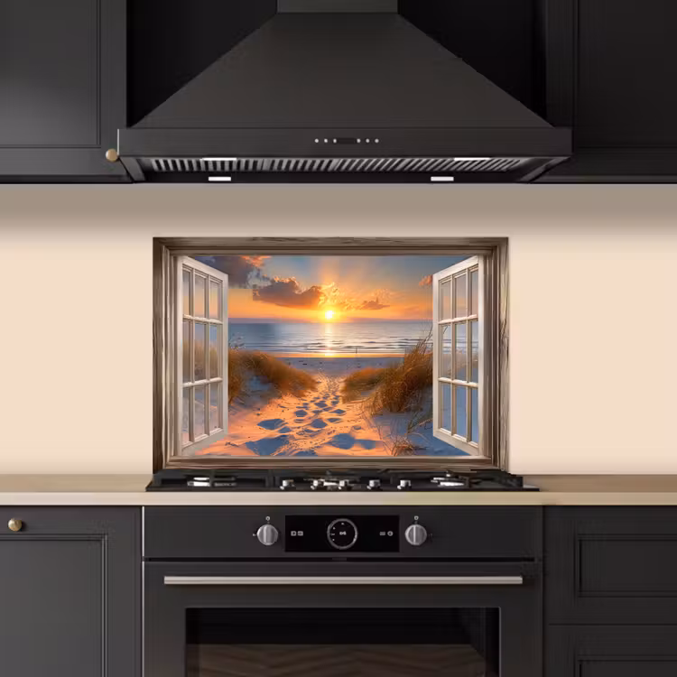 Salpicaderos de cocina - Mirada - Playa - Dunas - Puesta de sol — 5