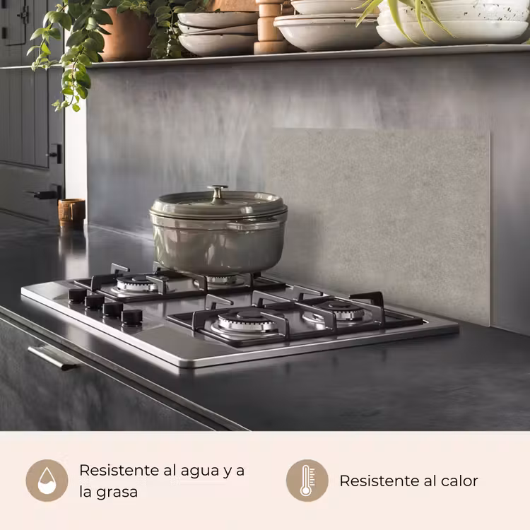 Salpicaderos de cocina - Hormigón - Gris - Patrones - Industrial — 2