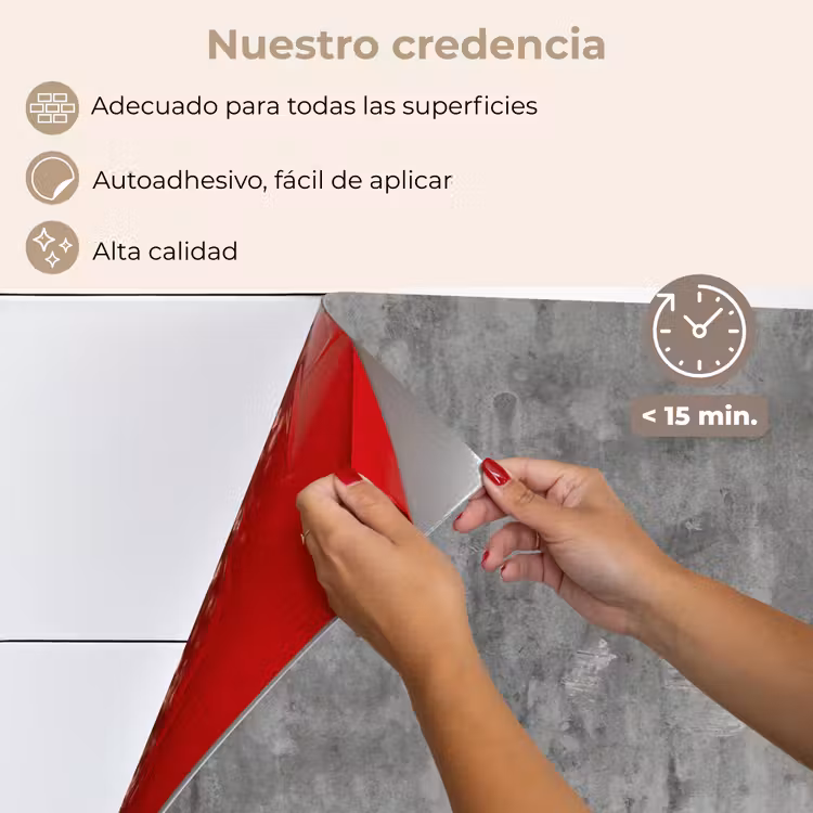 Salpicaderos de cocina - Óxido - Hormigón - Patrón — 4