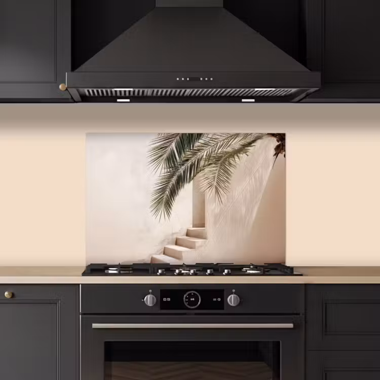 Salpicaderos de cocina - Palmera - Sombra - Escalera - Beige — 5