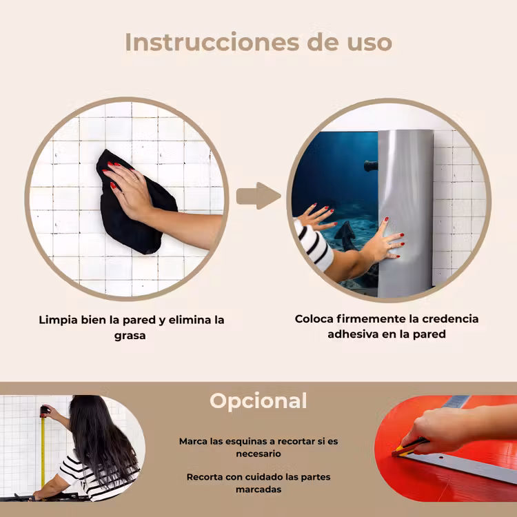 Salpicaderos de cocina - Ancla - Hierro - Fondo marino - Arena — 6