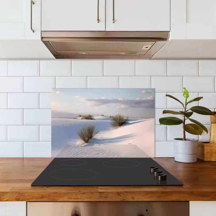 Salpicaderos de cocina - Dunas - Hierba - Nubes - Beige — 3