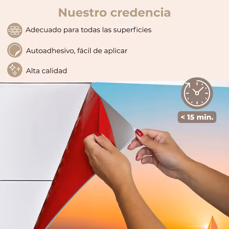 Salpicaderos de cocina - Mar - Velero - Puesta de sol — 4