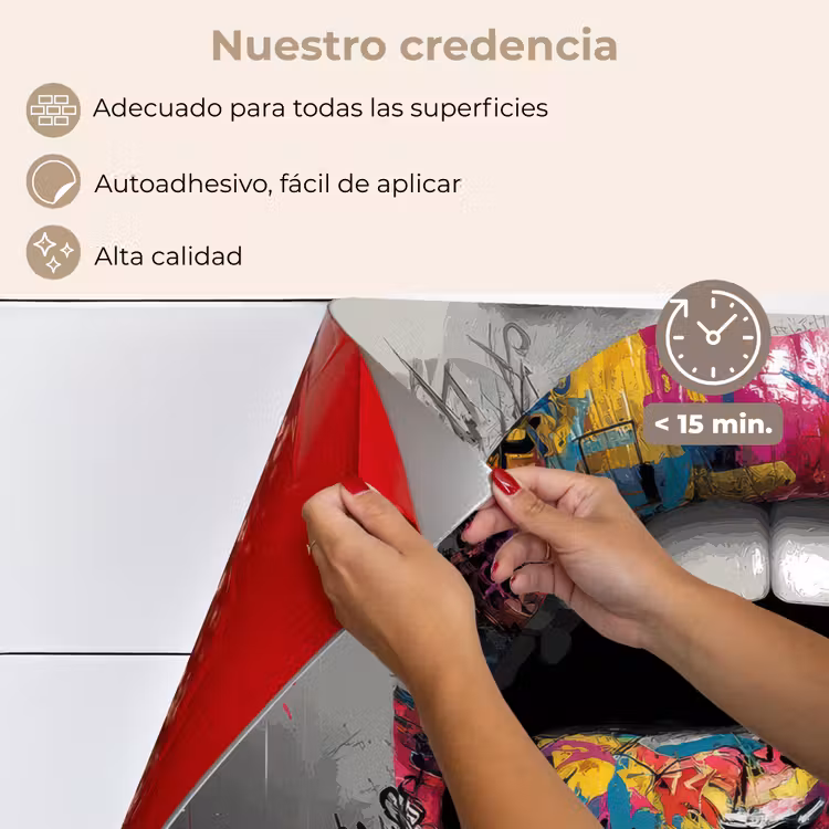 Salpicaderos de cocina - Labios - Graffiti - Expresivos — 4