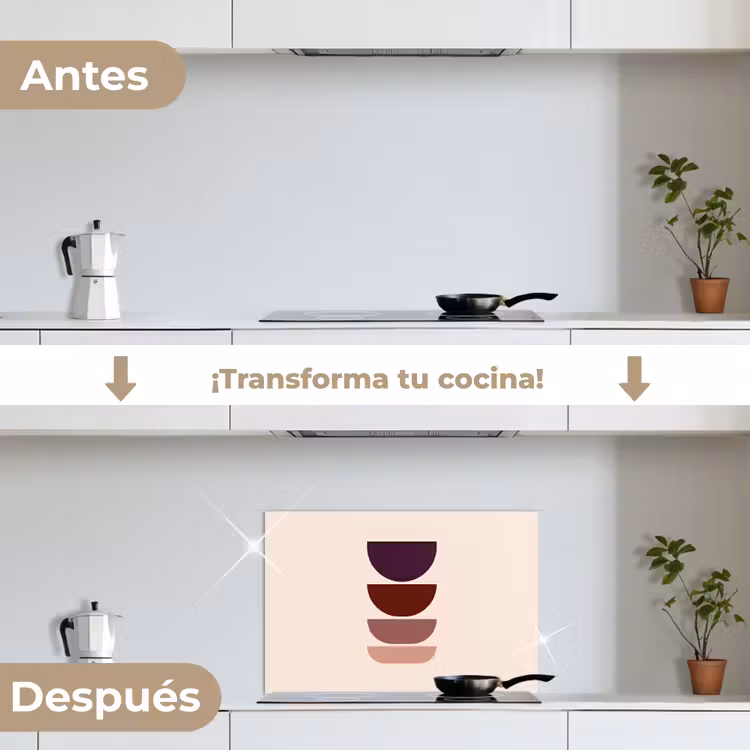 Salpicaderos de cocina - Armonioso - Simétrico - Rojo — 7