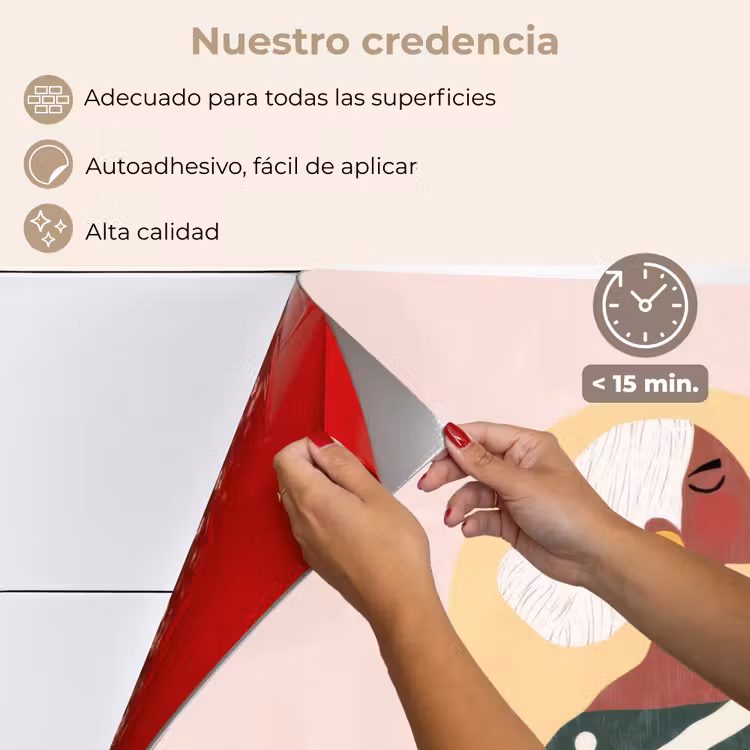 Salpicaderos de cocina - Mujer - Sol - Colorido — 4