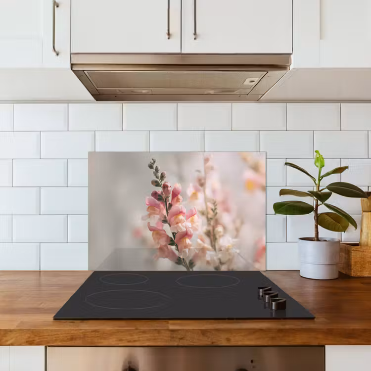 Salpicaderos de cocina - Flor - Boca de dragón - Rosa - Tallo — 3