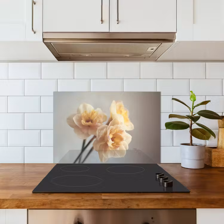 Salpicaderos de cocina - Narcisos - Amarillos - Pétalos — 3