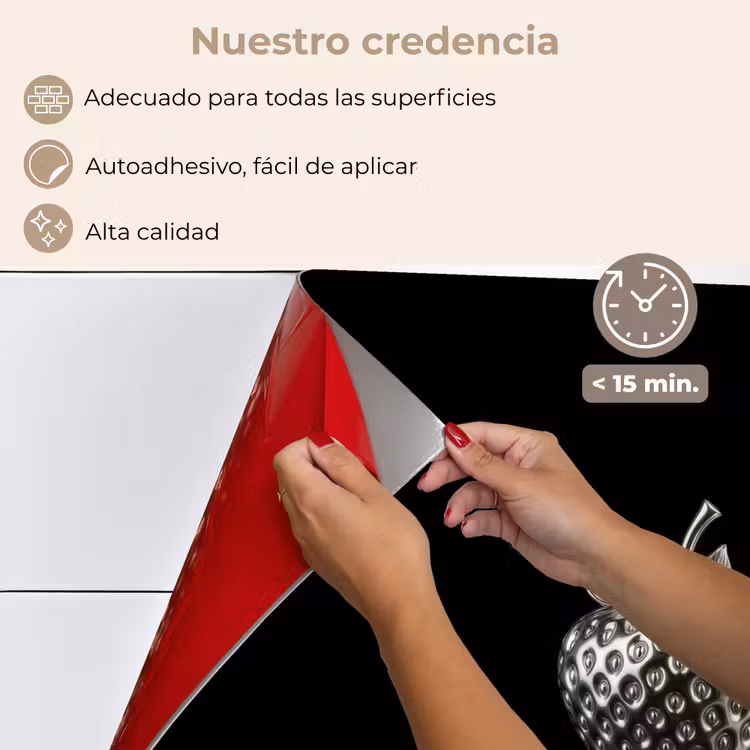 Salpicaderos de cocina - Fresa - Estructura de las semillas - Realista — 4