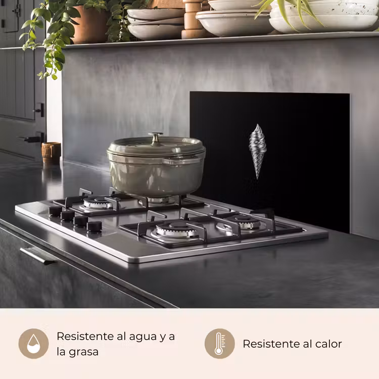 Salpicaderos de cocina - Helado blando - Realista - Futurista — 2