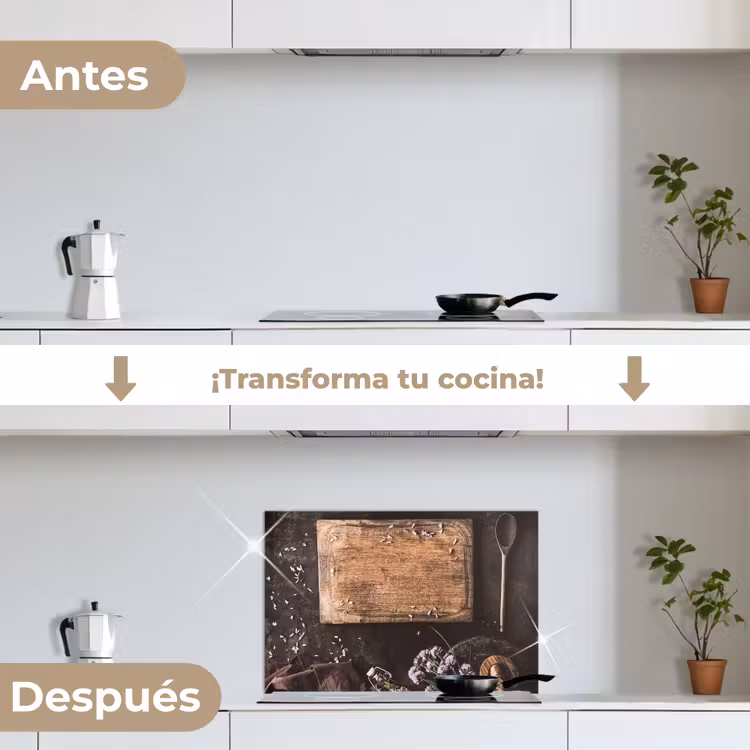 Salpicaderos de cocina - Bodegón con tabla de cortar — 7