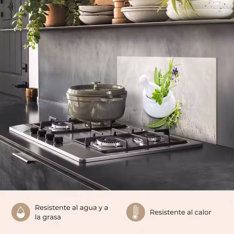 Salpicaderos de cocina - Hierbas en paz — 2