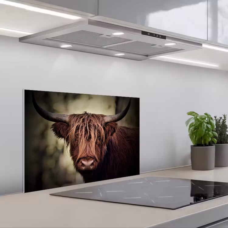 Salpicaderos de cocina - Highlander escocés - Luz - Retrato - Naturaleza — 1