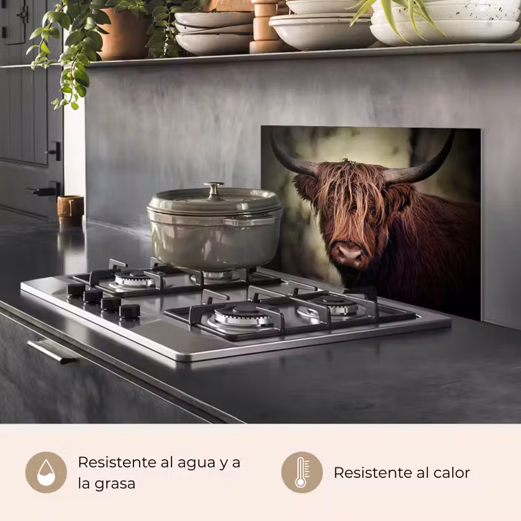 Salpicaderos de cocina - Highlander escocés - Luz - Retrato - Naturaleza — 2