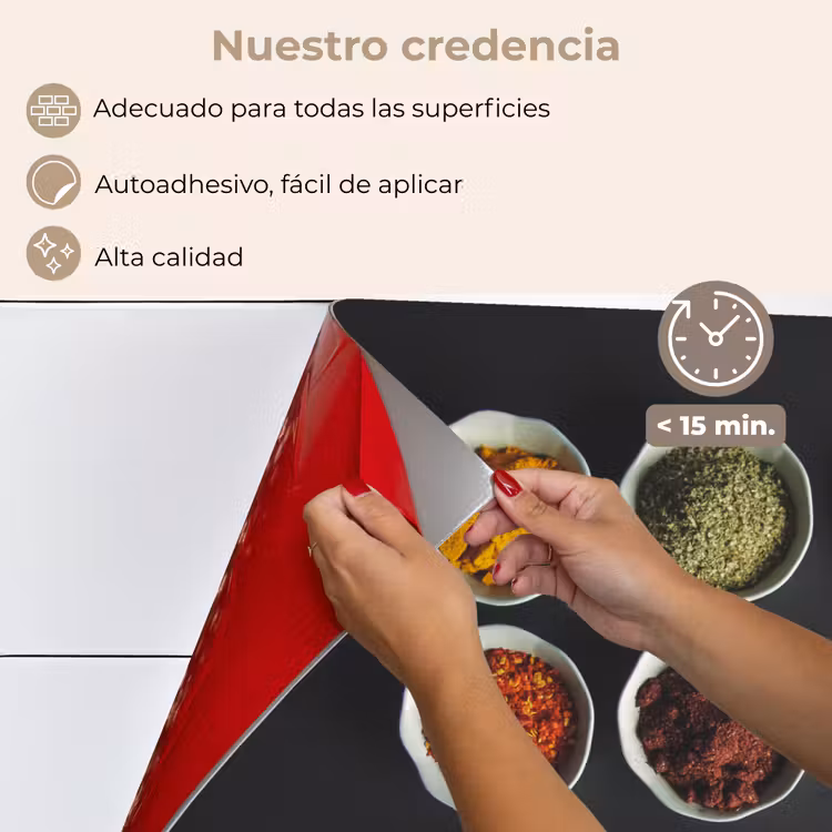 Salpicaderos de cocina - Cazo - Especias - Hierbas - Verde - Marrón - Rústico — 4