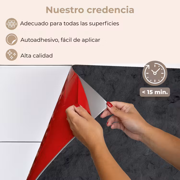 Salpicaderos de cocina - Gris - Cemento - Hormigón - Industrial - Texturizado — 4