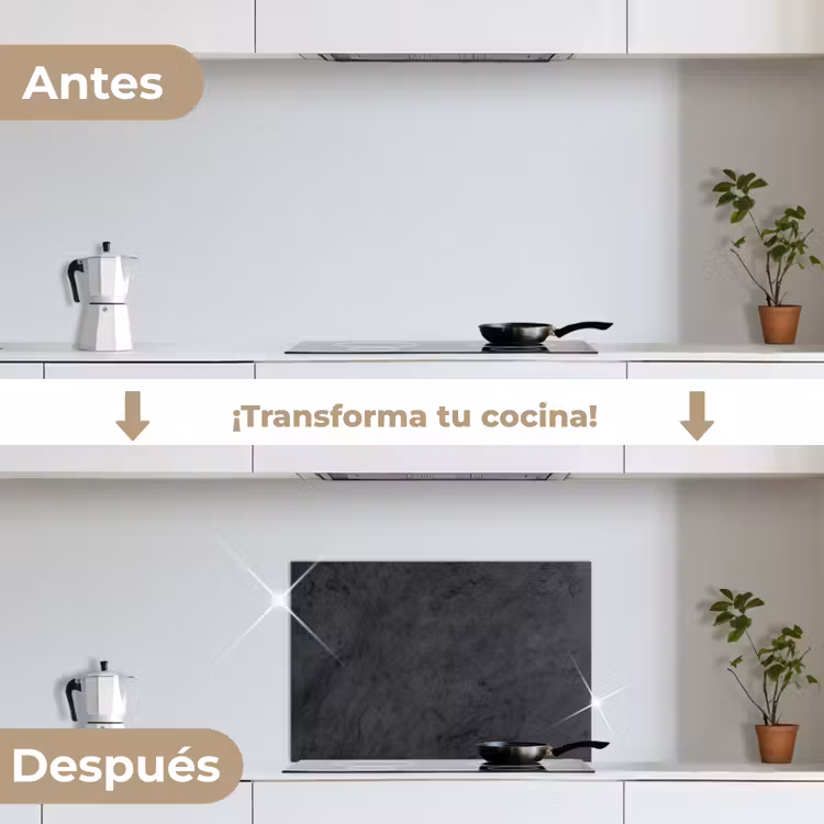 Salpicaderos de cocina - Gris - Cemento - Hormigón - Industrial - Texturizado — 7