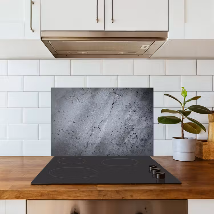 Salpicaderos de cocina - Hormigón - Gris - Grieta — 3
