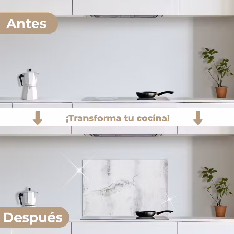 Salpicaderos de cocina - Hormigón - Gris - Blanco — 7