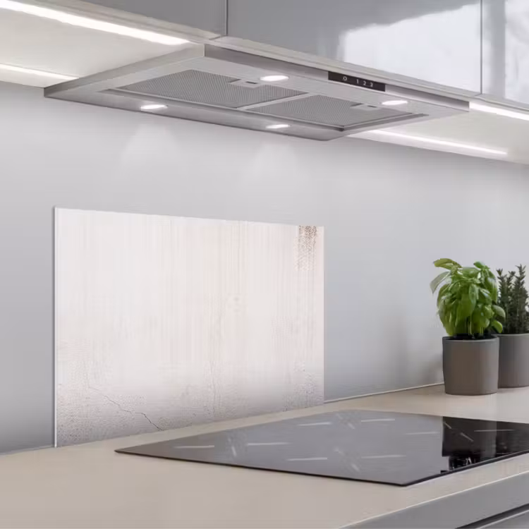 Salpicaderos de cocina - Hormigón - Pared - Blanco — 1