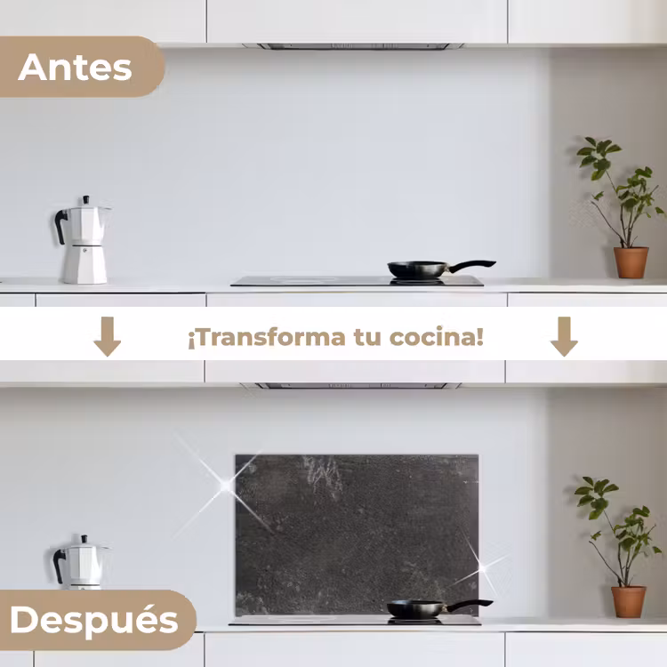 Salpicaderos de cocina - Hormigón - Pared - Negro - Vintage - Industrial — 7