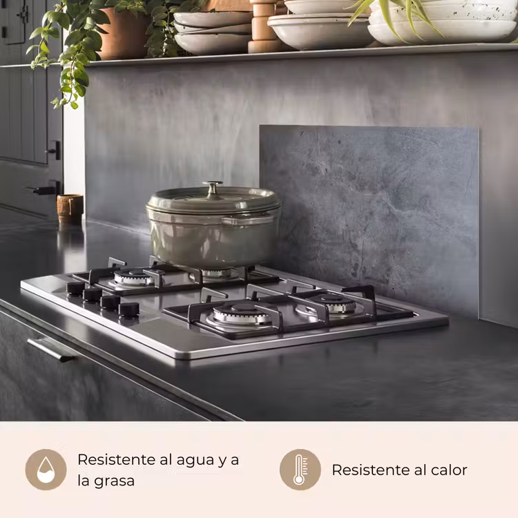 Salpicaderos de cocina - Industrial - Hormigón - Gris - Pizarra - Retro — 2