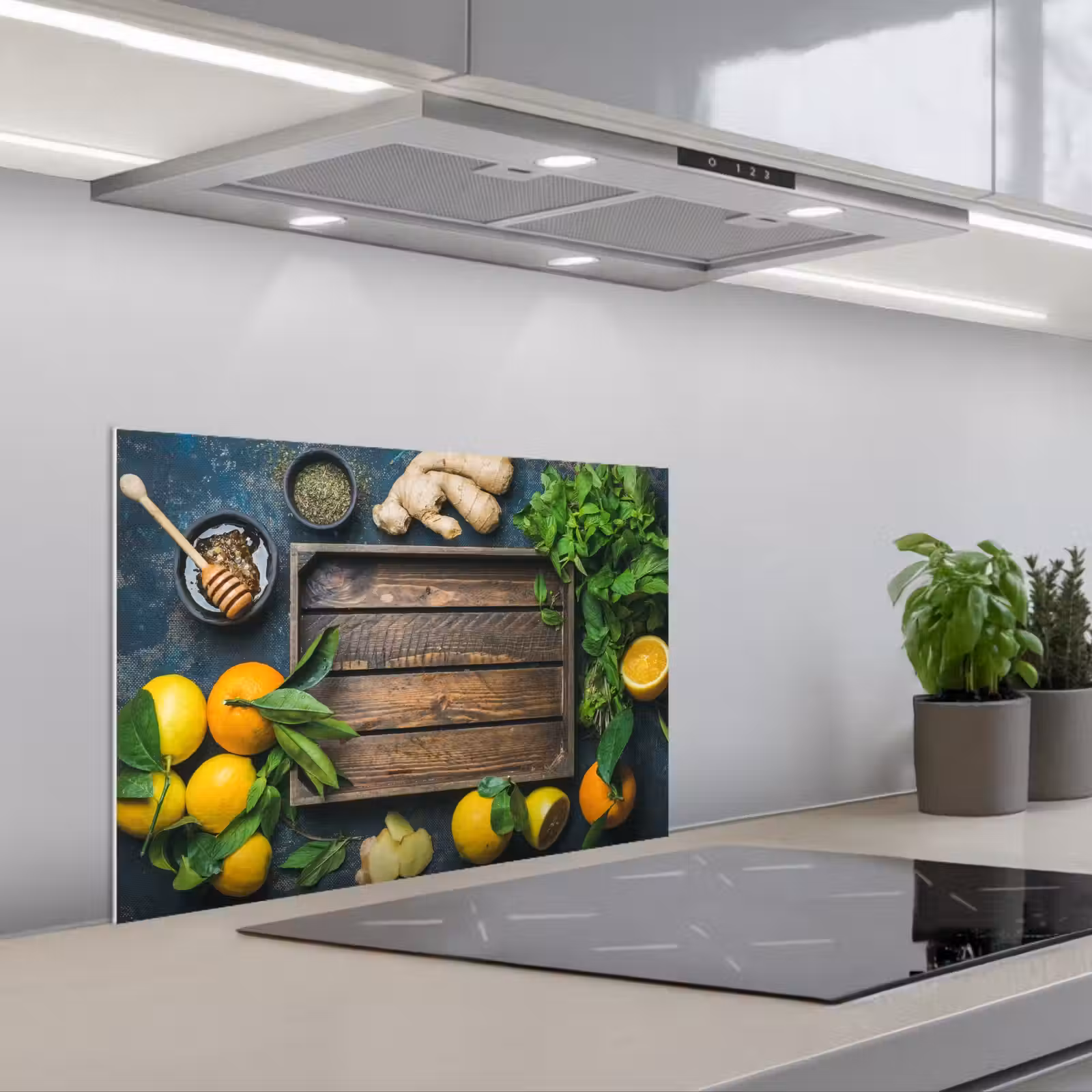 Salpicaderos de cocina - Caja de fruta - Limón — 1