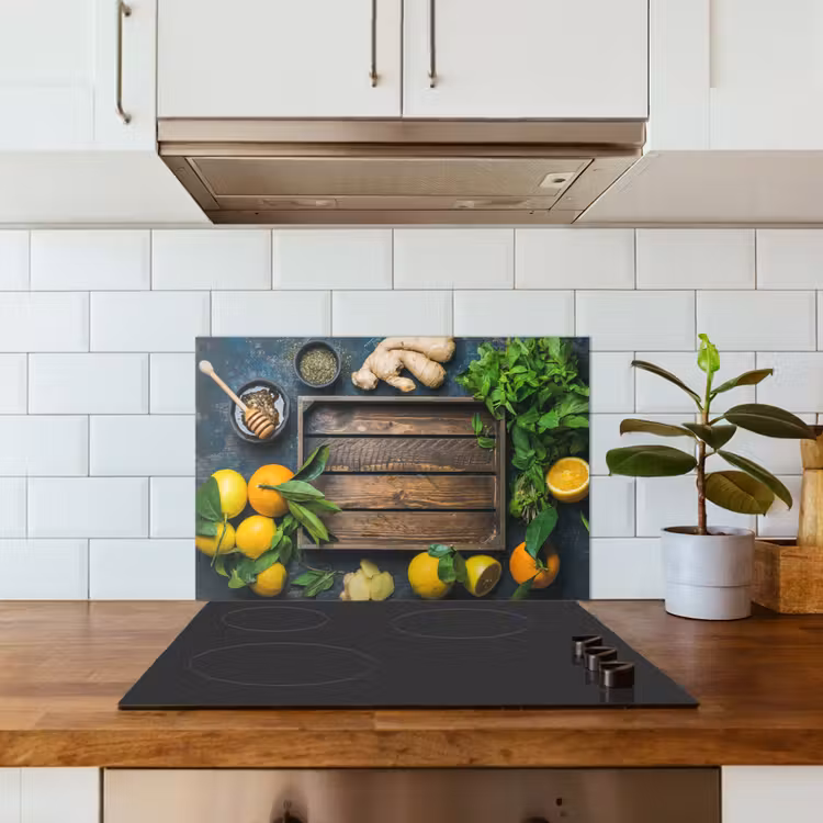 Salpicaderos de cocina - Caja de fruta - Limón — 3