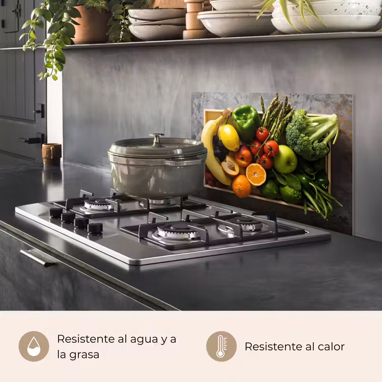 Salpicaderos de cocina - Caja - Fruta - Arco Iris — 2