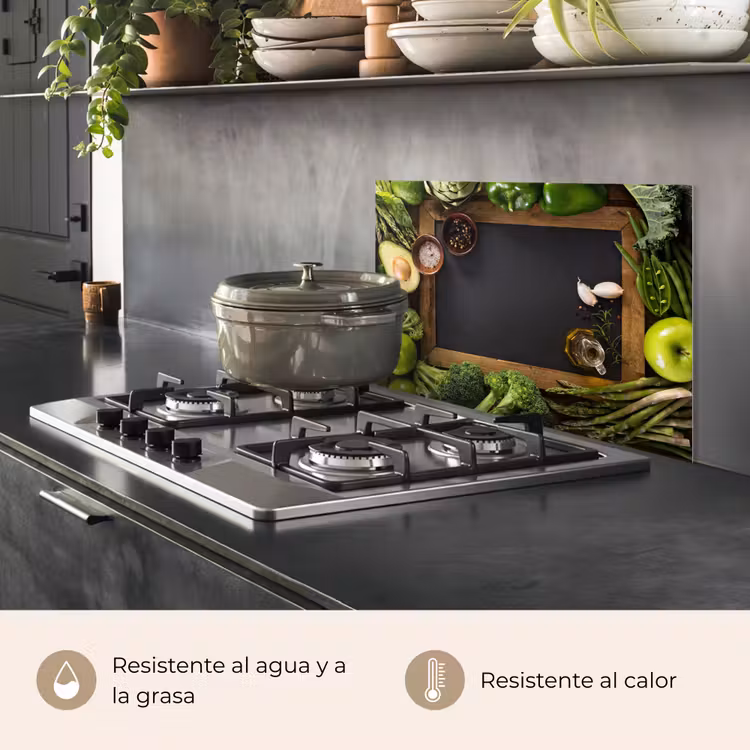 Salpicaderos de cocina - Fruta - Pizarra - Verduras — 2