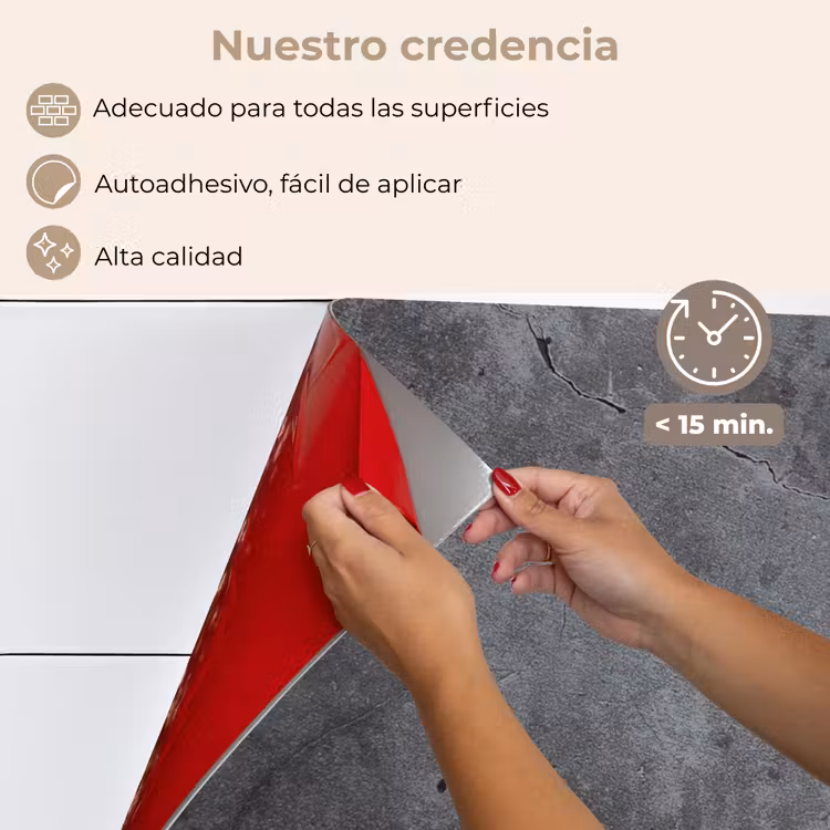 Salpicaderos de cocina - Juego de sombras sobre hormigón — 4