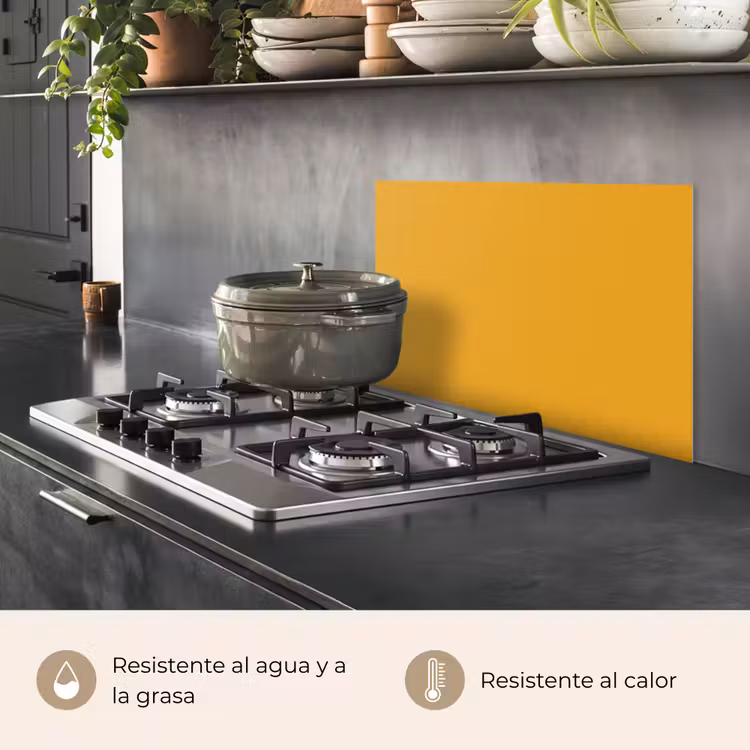 Salpicaderos de cocina - Amarillo Ocre - Otoño - Interior — 2