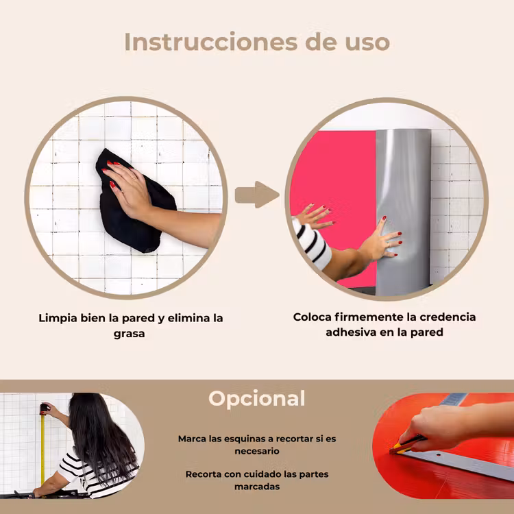 Salpicaderos de cocina - Carmín - Colores - Paleta - Rosa — 6