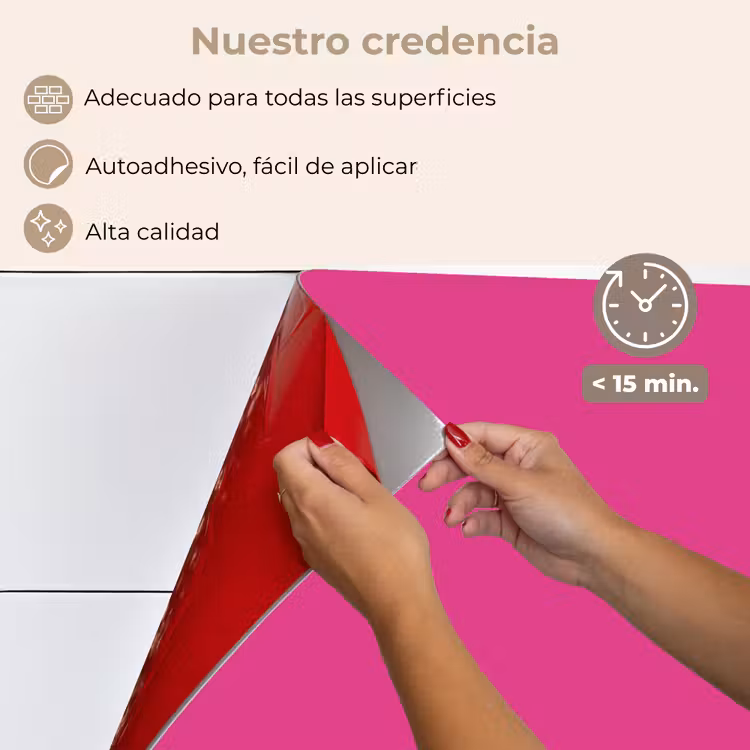 Salpicaderos de cocina - Fucsia - Neón - Colores — 4