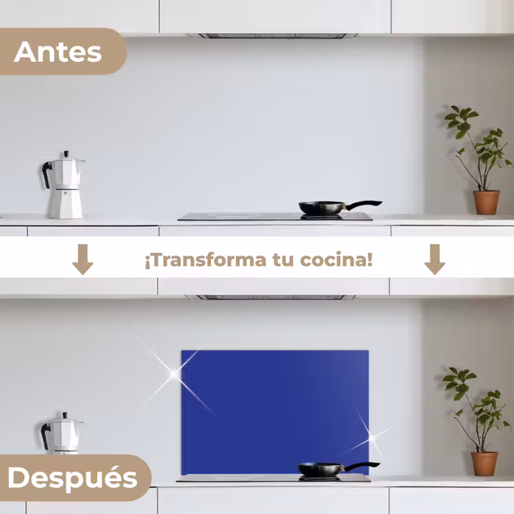 Salpicaderos de cocina - Azul - Color sólido - Azul oscuro — 7