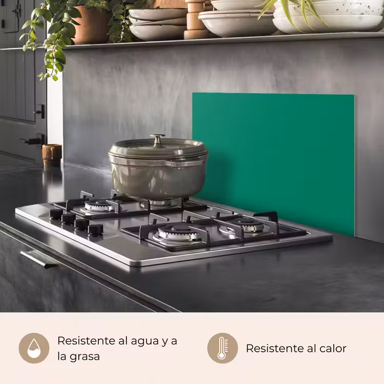 Salpicaderos de cocina - Esmeralda eterna — 2