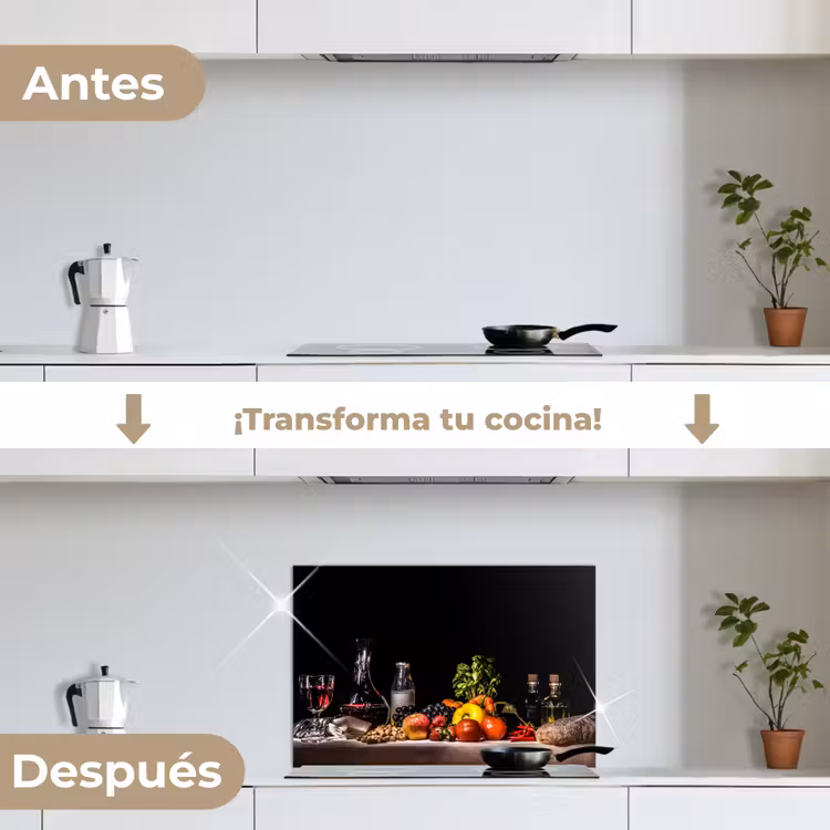 Salpicaderos de cocina - Naturaleza muerta - Comida - Bebida - Fruta - Negro — 7