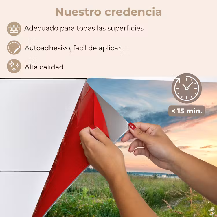 Salpicaderos de cocina - Flores - Margarita - Naturaleza - Sol - Horizonte — 4