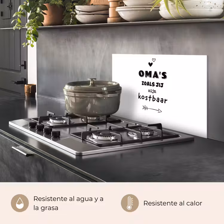 Salpicaderos de cocina - Citas - Abuelas como tú son preciosas - Proverbios - Abuela — 2