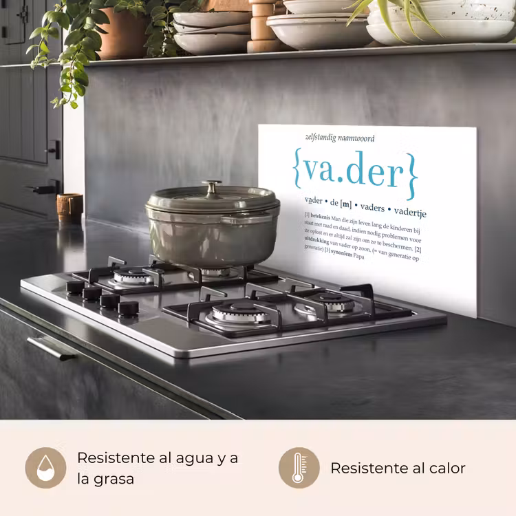 Salpicaderos de cocina - Citas - Definición de padre - Proverbios - Diccionario — 2