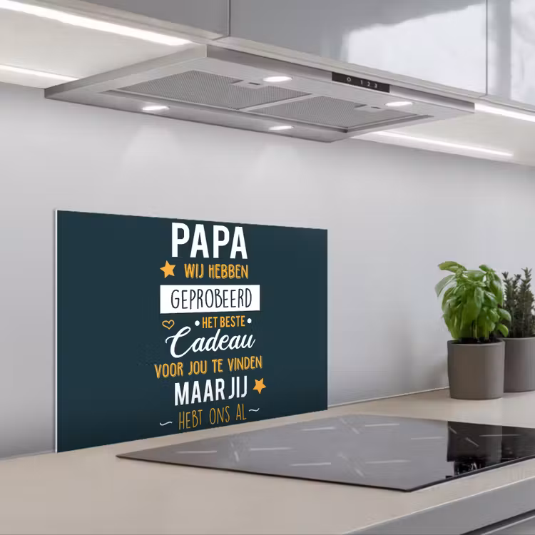 Salpicaderos de cocina - Citas - Papá - Proverbios - Papá ya nos tienes — 1