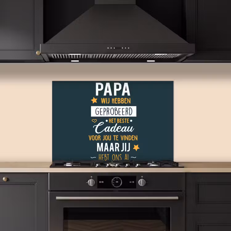Salpicaderos de cocina - Citas - Papá - Proverbios - Papá ya nos tienes — 5
