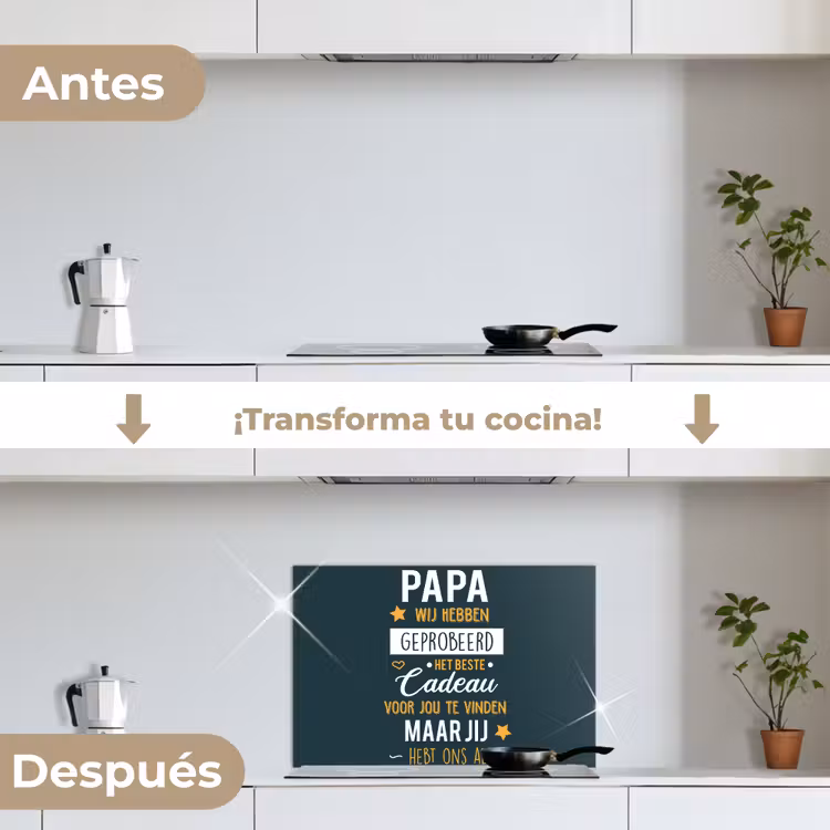 Salpicaderos de cocina - Citas - Papá - Proverbios - Papá ya nos tienes — 7