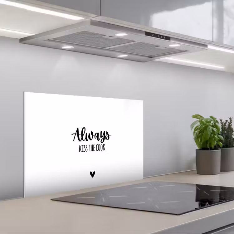 Salpicaderos de cocina - Besa siempre al cocinero - Cocina - Cocina - Proverbios — 1
