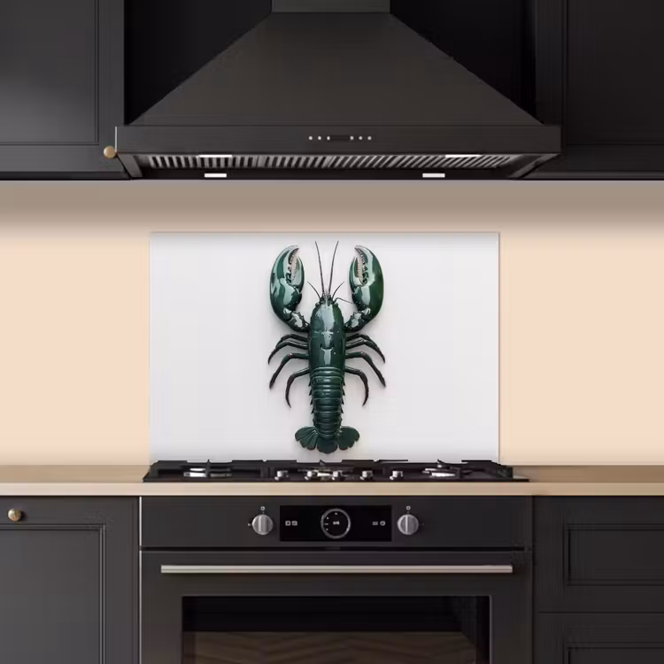 Salpicaderos de cocina - Cáncer - Glossier - Verde - Blanco — 5