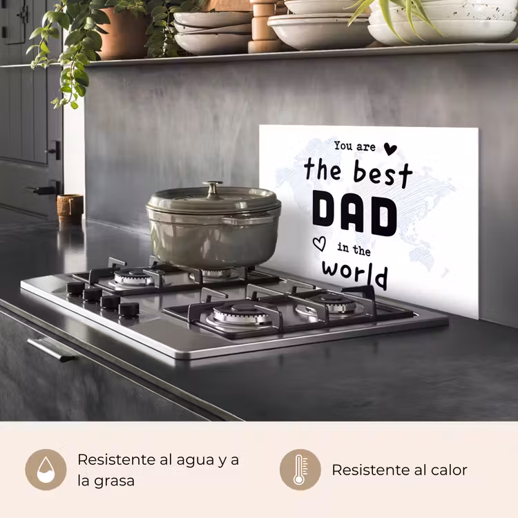 Salpicaderos de cocina - Citas - El mejor padre del mundo - Proverbios - Papá — 2
