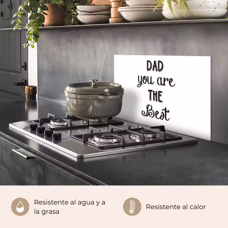 Salpicaderos de cocina - Citas - Papá eres el mejor - Proverbios - Papá — 2