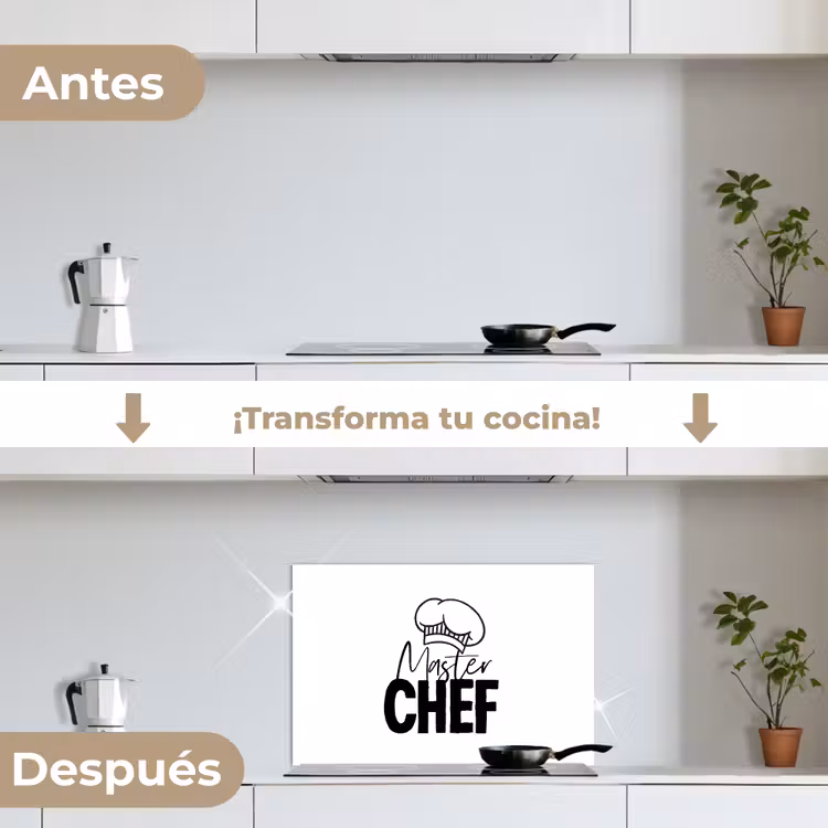 Salpicaderos de cocina - Cocina - Cocinar - Hornear - Chef - Master Chef - Texto — 7