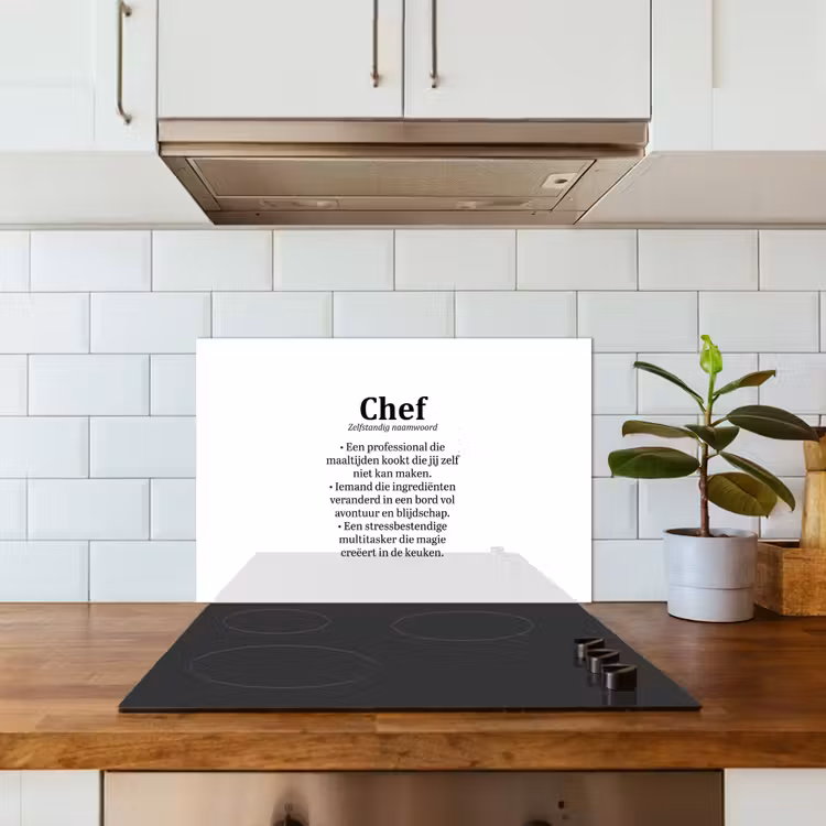 Salpicaderos de cocina - Cocinero - Definición - Chef - Cocina - Proverbios - Diccionario — 3