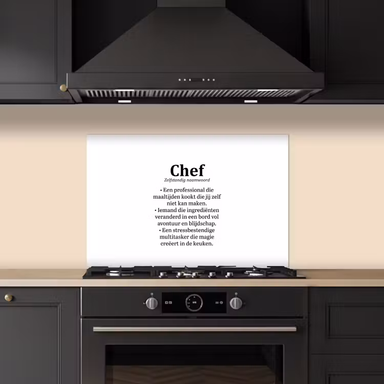 Salpicaderos de cocina - Cocinero - Definición - Chef - Cocina - Proverbios - Diccionario — 5